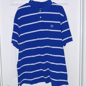💥2/$25 bundle Chaps xxl blue/white stripe polo